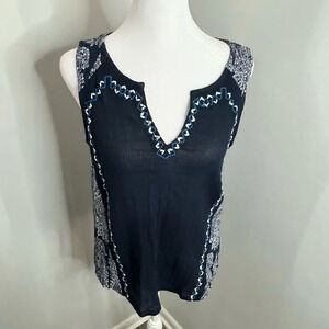 Lucky brand paisley tank top‎